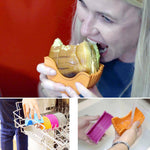 Clean burger holder for easy handling