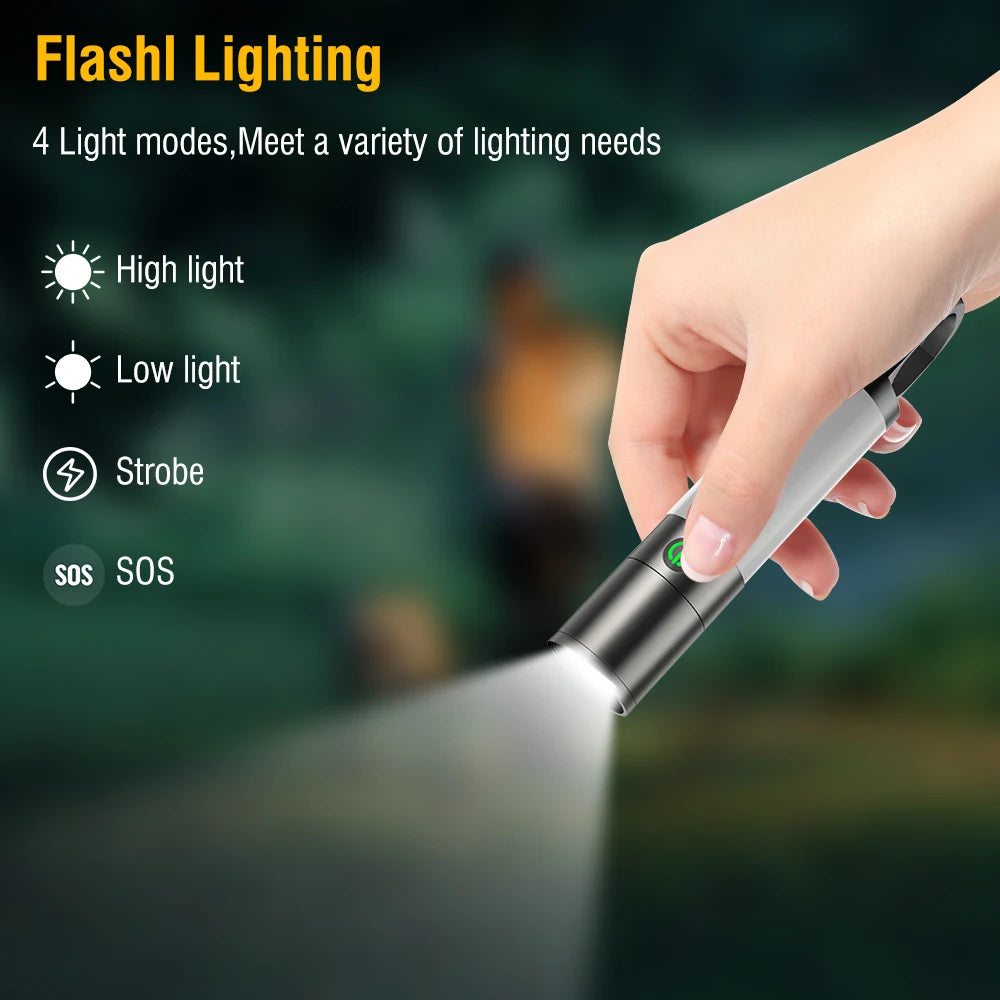Vielseitige LED-Taschenlampe für jede Situation