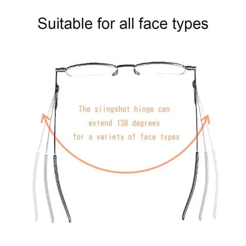 Compact Folding Reading Glasses for Men and Women