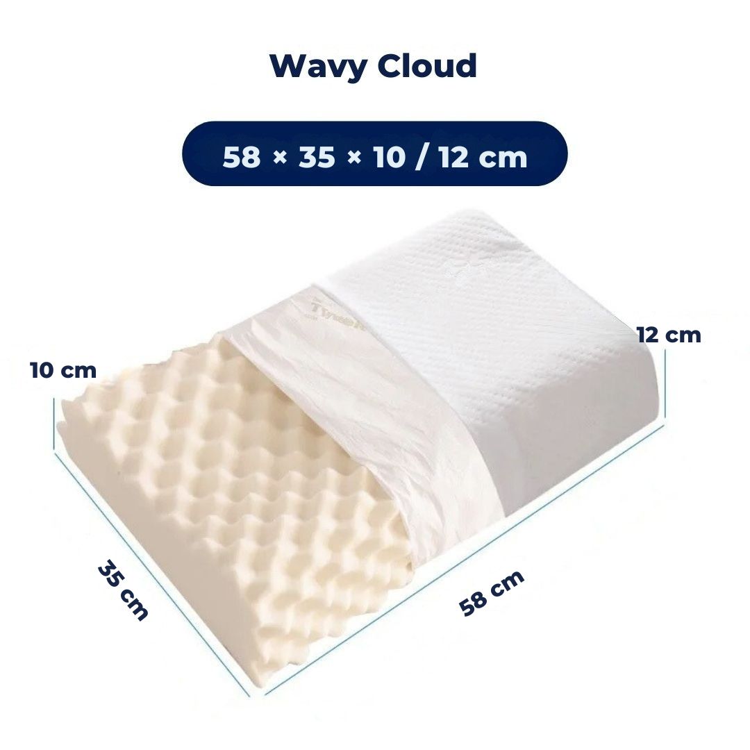 Natural Latex Neck Support Pillow - Orthopedic Pillow for Neck Pain - Comfortable and Supportive - Better Sleep