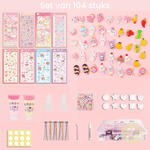 Craft set with 3D stickers