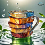 Bücherliebe im Becher – Die 3D-Literatur-Tasse