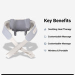 Ergonomic Neck and Shoulder Massager with Heat Function