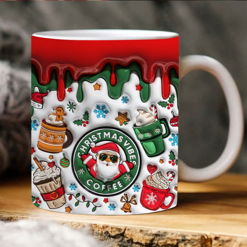 Festliche 3D Kaffeetassen für Weihnachten | GlanzTasse