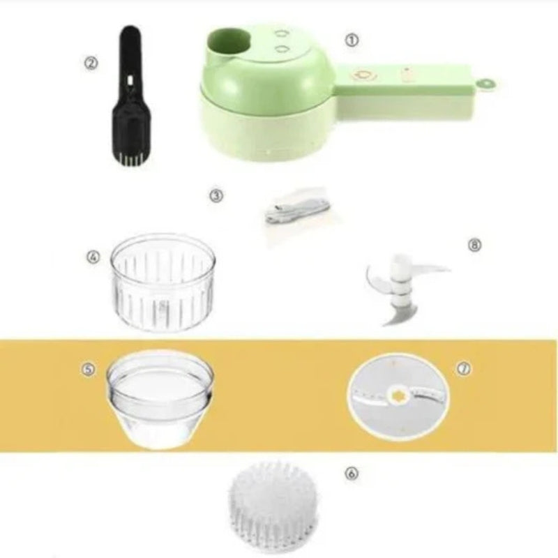 4-in-1 Hand-Operated Kitchen Machine