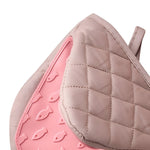 Heat-resistant kitchen gloves with silicone padding
