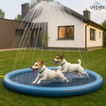 Spritziger Wasserspaß – Spielmatte für Hunde und Kinder