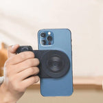 Magnetic Phone Holder with Wireless Charging – Anti-Vibration Grip for Stable Shots