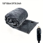 12V Heated Fleece Blanket for Car and Camping – Comfort for Cold Days