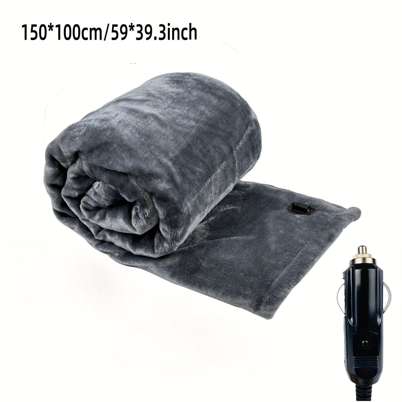 12V Heated Fleece Blanket for Car and Camping – Comfort for Cold Days