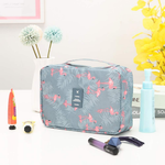 Wasserabweisende Kosmetiktasche mit Haken und Fächern für Reisen
