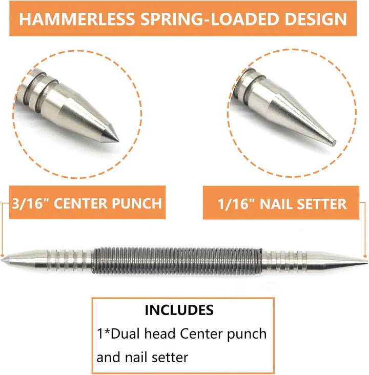 Precision pin - Marks without a hammer