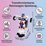 Toy car with transformable design for children