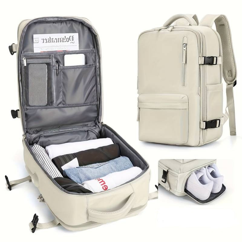 Rucksack mit Schuhfach und zahlreichen Taschen – wasserdicht