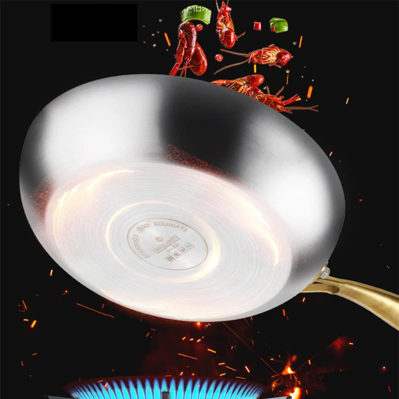 Edelstahl-Bratpfanne für Gas- & Induktionsherde – 28 cm
