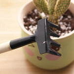 PflanzenHeld Mini-Gartenwerkzeugset | 3-teiliges Set | Ergonomische Schaufel & Rechen | Robust und langlebig