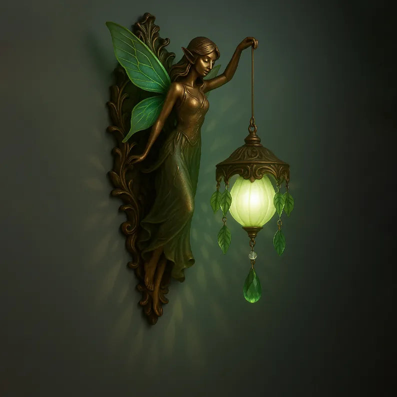 Artistic Wall Lamp with LED Lighting for Magical Accents