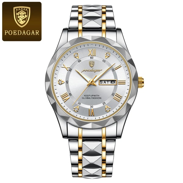 Elegante wasserdichte Herrenarmbanduhr mit Luminous-Funktion