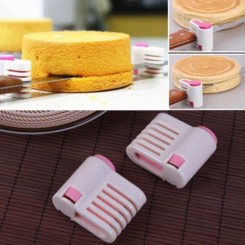 2-Piece Cake Slicer Set for Perfect Layering
