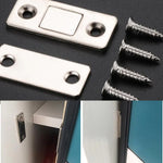 2 Stück Magnetische Türschließer für unauffällige Montage