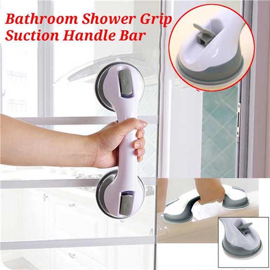 Non-slip grab bar with strong vacuum suction cup for the bathroom
