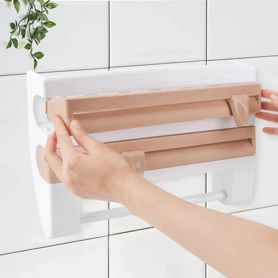 All-in-one paper dispenser with versatile functions
