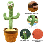 Cute Dancing Cactus Toy with Talking Story Field