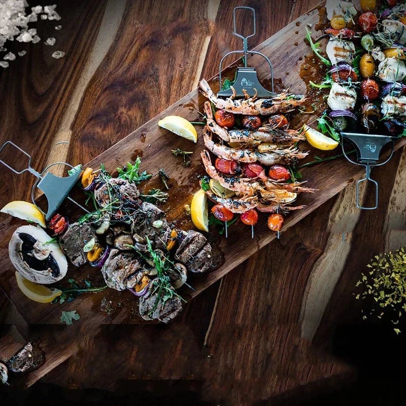 3-Wege Grillspieße für perfekte Ergebnisse