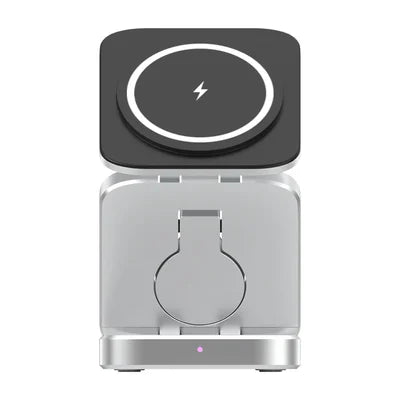 Vielseitige 3-in-1 Zusammenklappbare Wireless-Ladestation