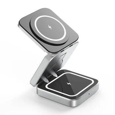 Vielseitige 3-in-1 Zusammenklappbare Wireless-Ladestation