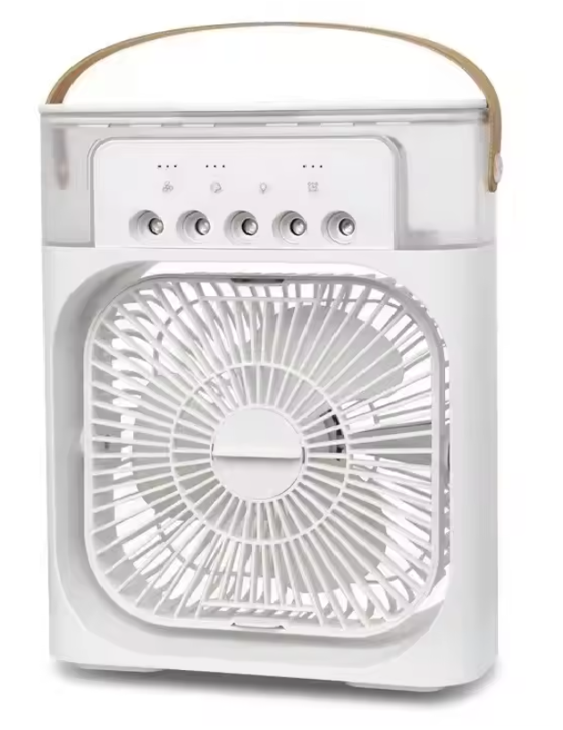 All-in-One USB Ventilator mit Befeuchter und LED Nachtlicht