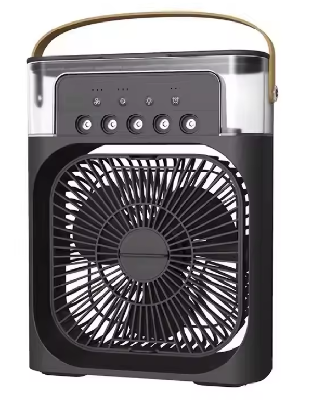 All-in-One USB Ventilator mit Befeuchter und LED Nachtlicht