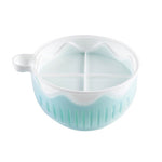 Multifunctional Salad Bowl with Cutting Aid
