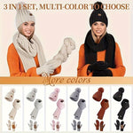 WinterWarm 3-in-1 Set – Mütze, Schal und Touchscreen-Handschuhe