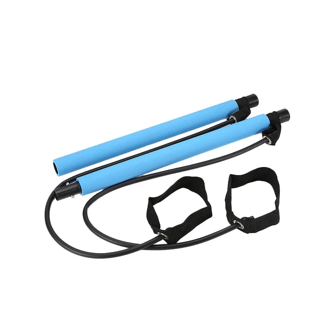 Fitness Bar with Resistance Bands – Full-Body Workout Made Easy