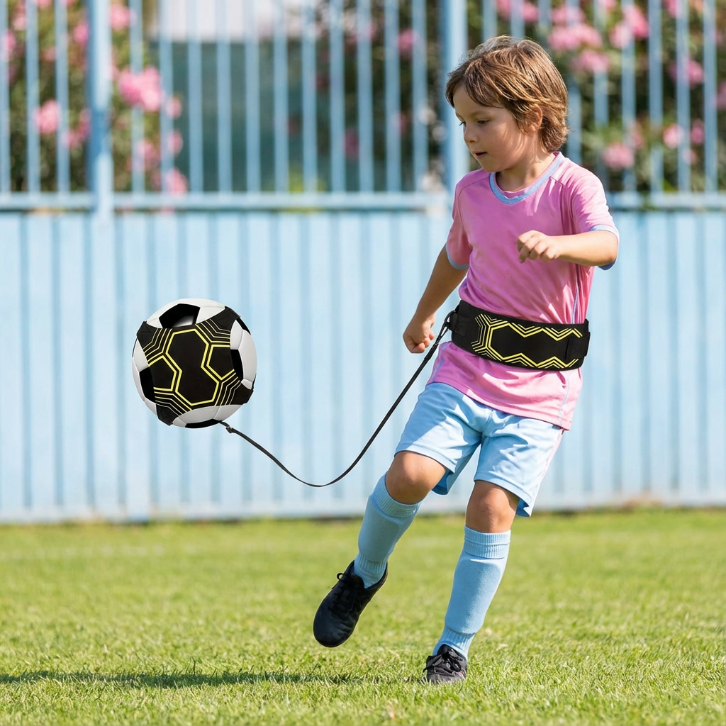 Training belt for football to improve ball control