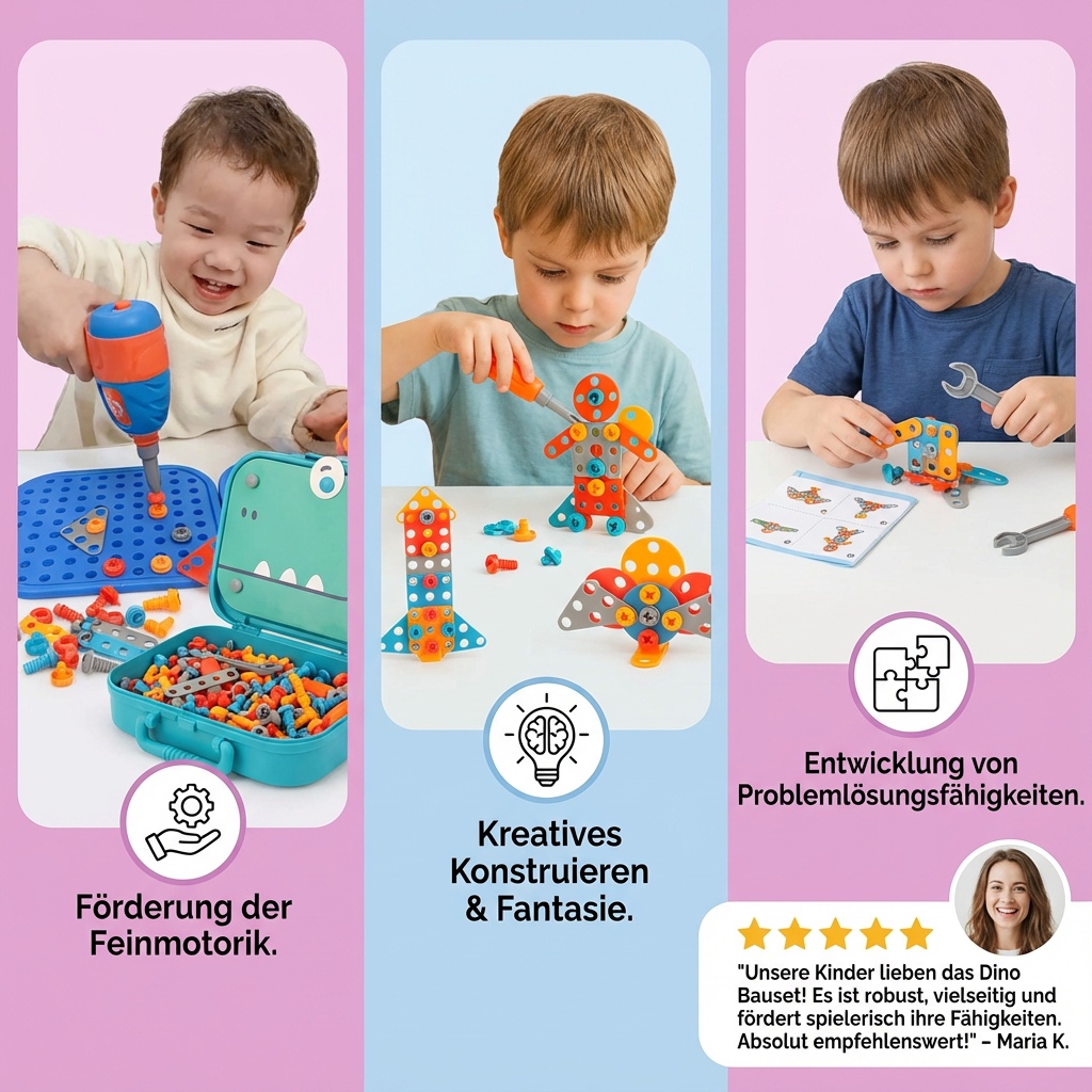 Dino Craft Kit for Little Builders