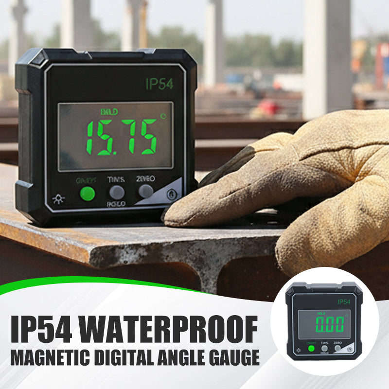 Waterproof Digital Angle Finder with Magnetic Base