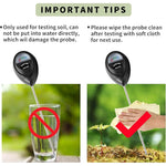 Soil moisture meter without battery – Voltmeter