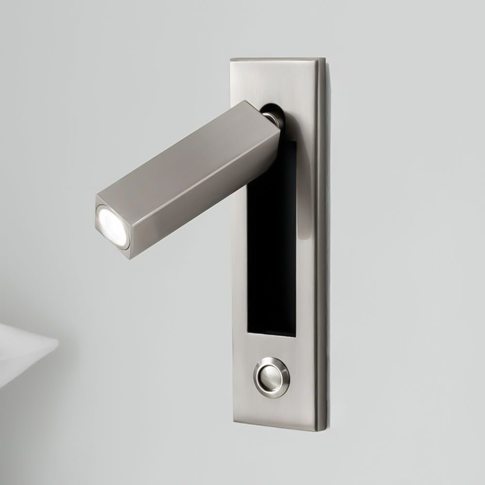Wall Lamp with Flexible Reading Light – Elegant LED Night Lamp