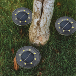 Solarbetriebene Gartenbodenleuchten – Wetterfest, 4er Set