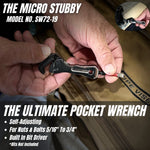 Compact Micro Ratchet Screwdriver with Adjustable Handle
