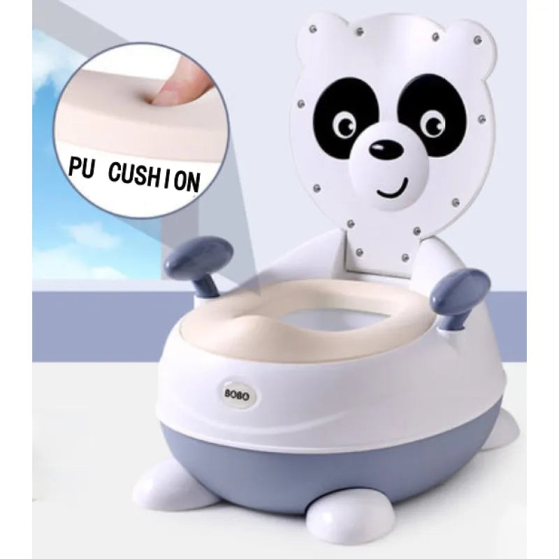 Panda-Design Baby Potty - Soft Baby Potty with PU Seat