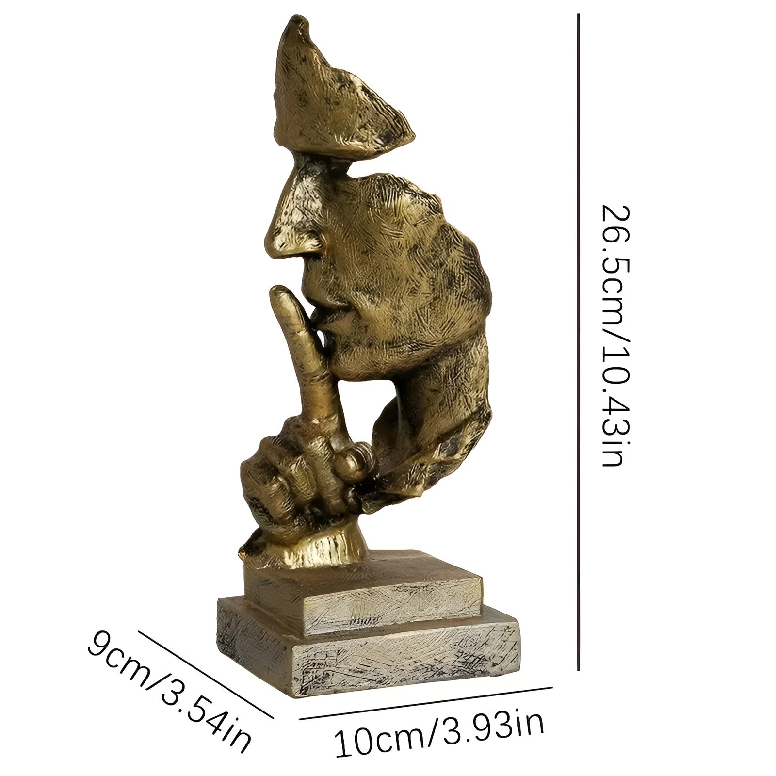 Elegant Thinker Sculpture – Stylish Decoration for Your Home