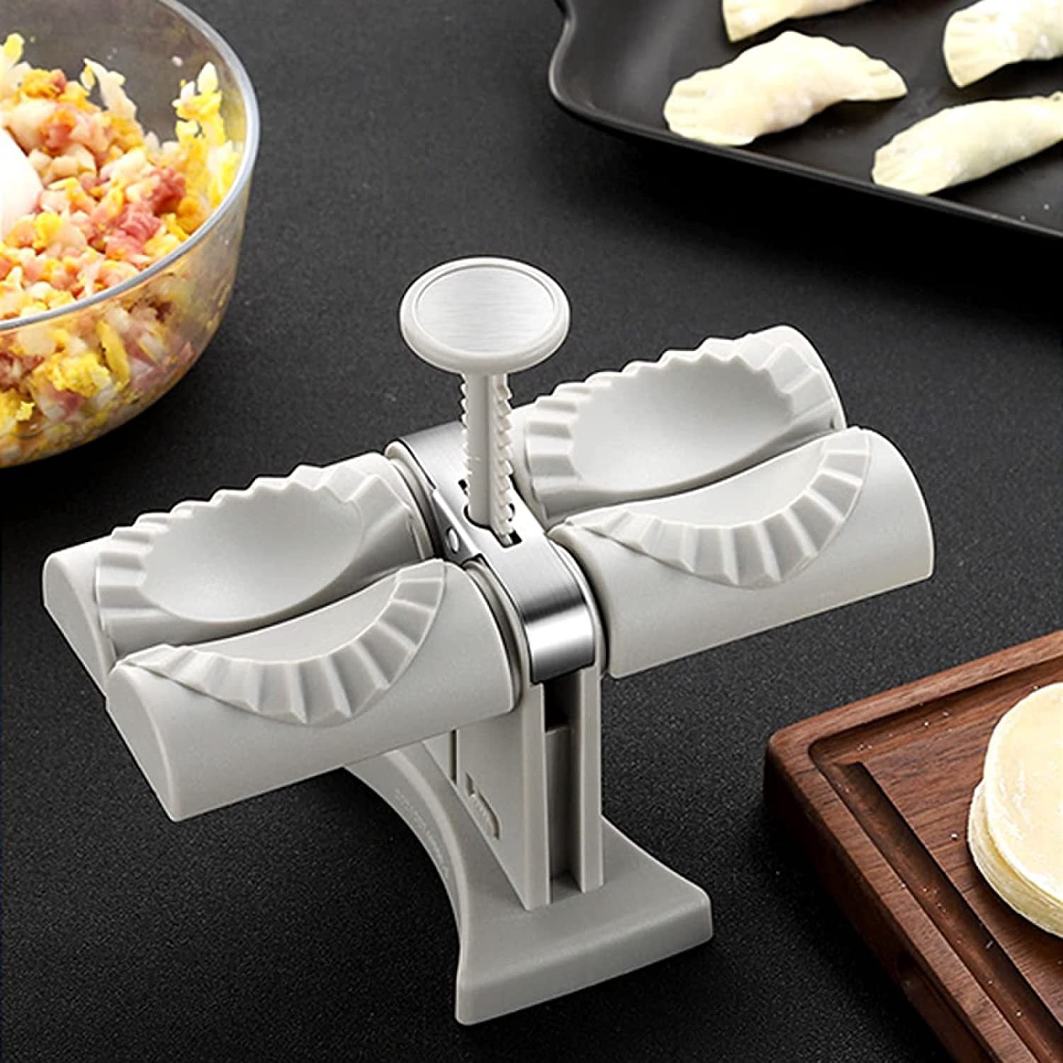 Practical dumpling maker for the whole family