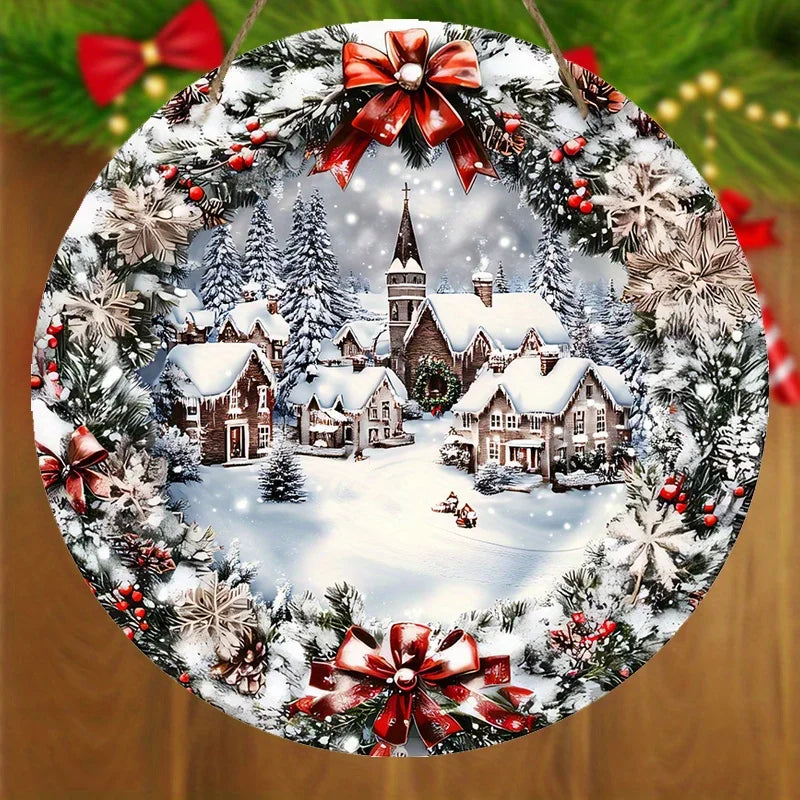 Winterzauber | Holzschild mit 3D-Effekt für festliche Stimmung