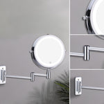 Exclusive LED magnifying mirror for precise beauty applications