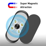 Compact 360° Car Phone Holder with Magnetic Function