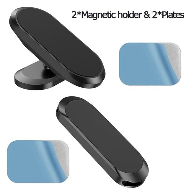 Compact 360° Car Phone Holder with Magnetic Function