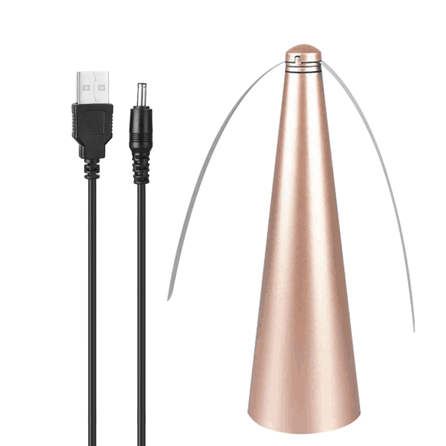 360° Drehender Mückenabwehr Tischventilator – Tragbarer, leiser Außenventilator mit Sicherheitsfunktionen und USB-Anschluss